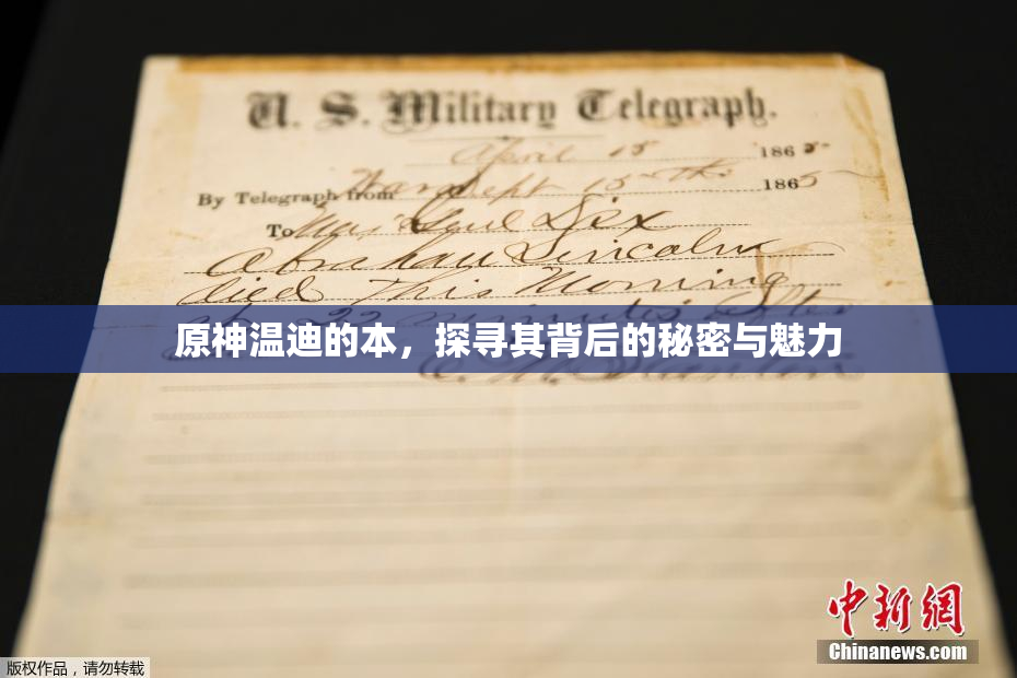 原神温迪的本，探寻其背后的秘密与魅力