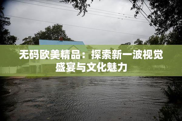 无码欧美精品：探索新一波视觉盛宴与文化魅力