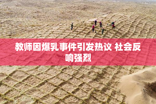教师因爆乳事件引发热议 社会反响强烈