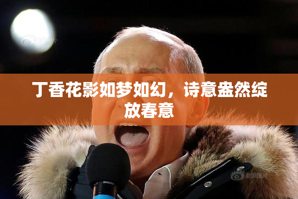 丁香花影如梦如幻，诗意盎然绽放春意