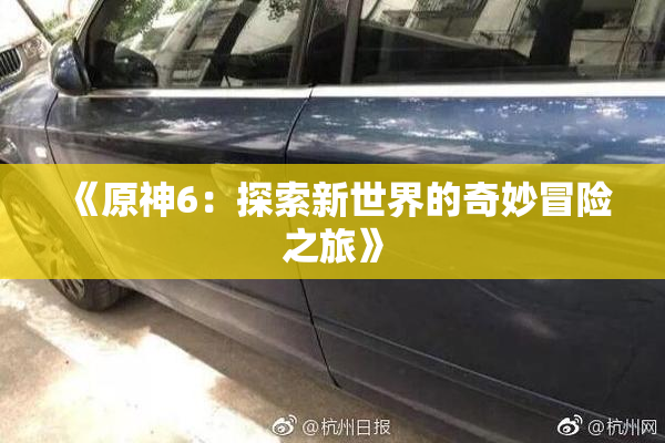 《原神6：探索新世界的奇妙冒险之旅》
