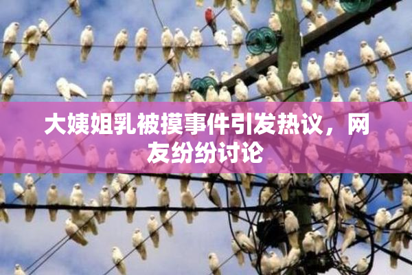 大姨姐乳被摸事件引发热议，网友纷纷讨论