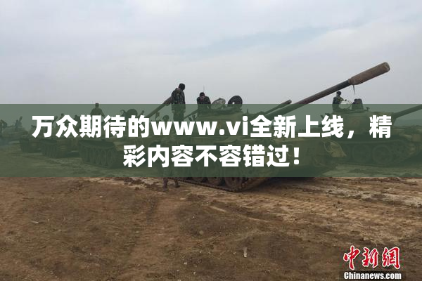 万众期待的www.vi全新上线，精彩内容不容错过！