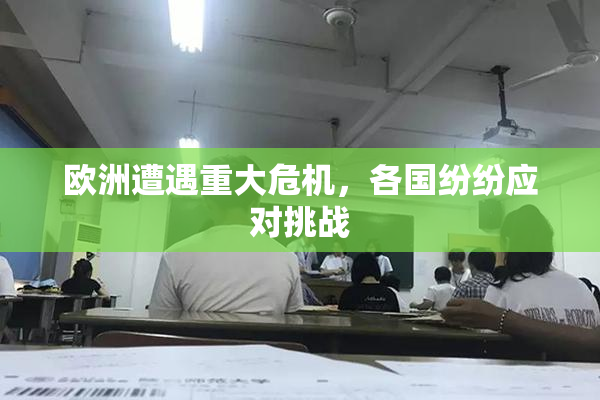 欧洲遭遇重大危机，各国纷纷应对挑战