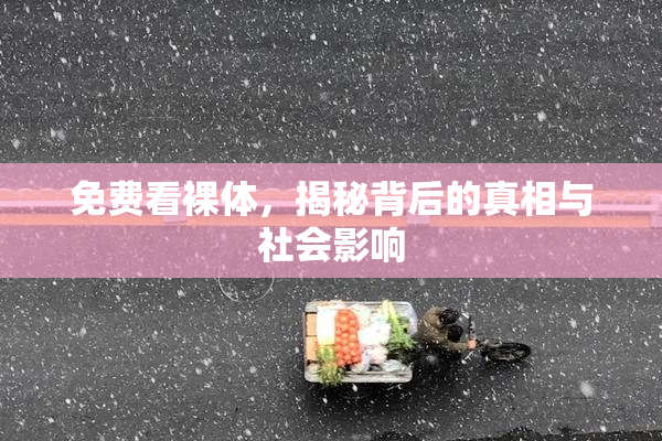 免费看裸体，揭秘背后的真相与社会影响