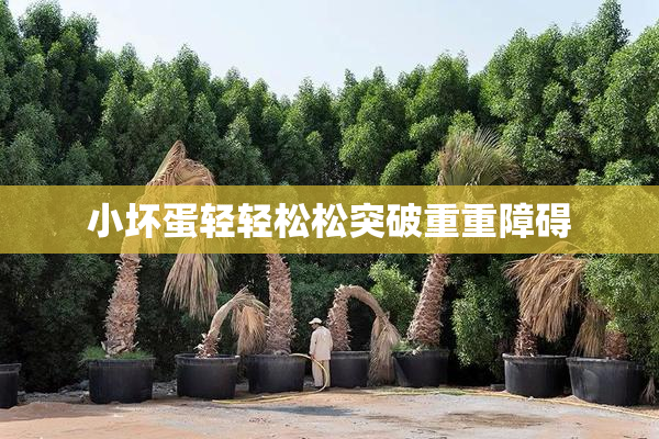 小坏蛋轻轻松松突破重重障碍