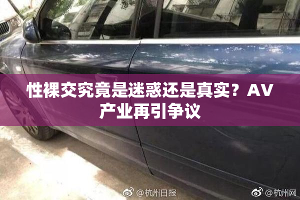 性裸交究竟是迷惑还是真实？AV产业再引争议