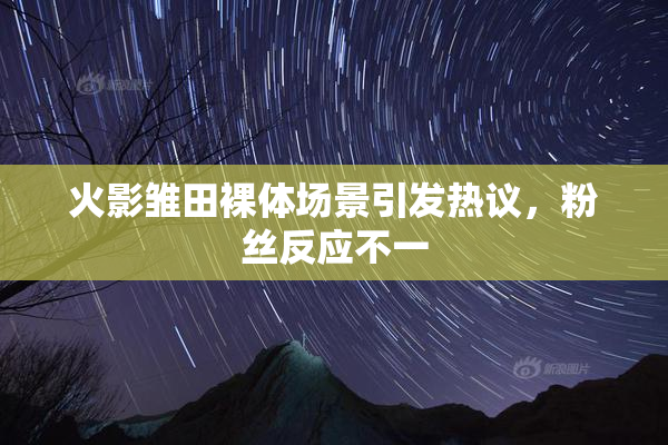 火影雏田裸体场景引发热议，粉丝反应不一