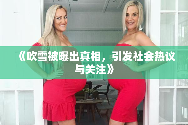 《吹雪被曝出真相，引发社会热议与关注》