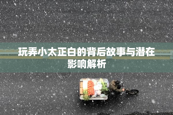 玩弄小太正白的背后故事与潜在影响解析