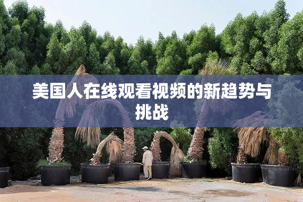 美国人在线观看视频的新趋势与挑战