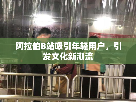 阿拉伯B站吸引年轻用户，引发文化新潮流