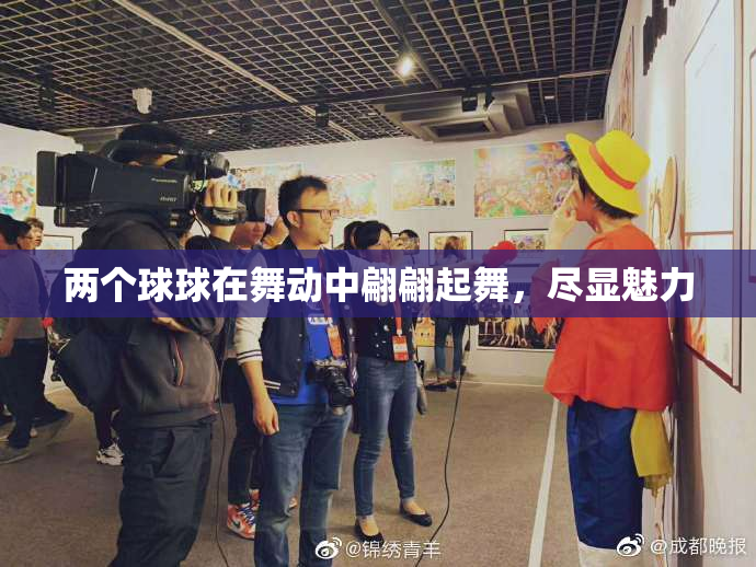 两个球球在舞动中翩翩起舞，尽显魅力