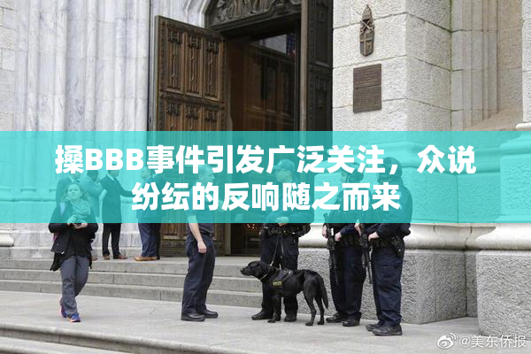 搡BBB事件引发广泛关注，众说纷纭的反响随之而来