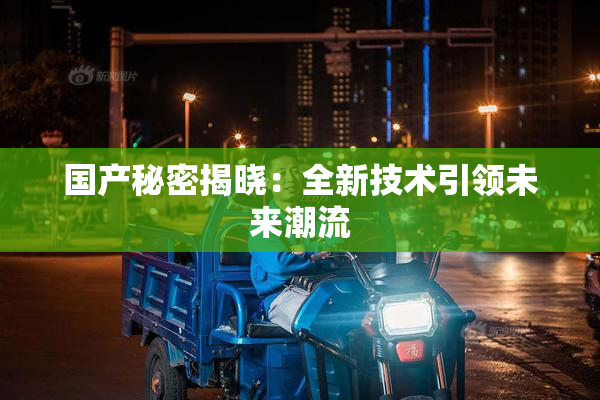 国产秘密揭晓：全新技术引领未来潮流