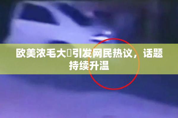 欧美浓毛大泬引发网民热议，话题持续升温