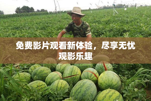 免费影片观看新体验，尽享无忧观影乐趣
