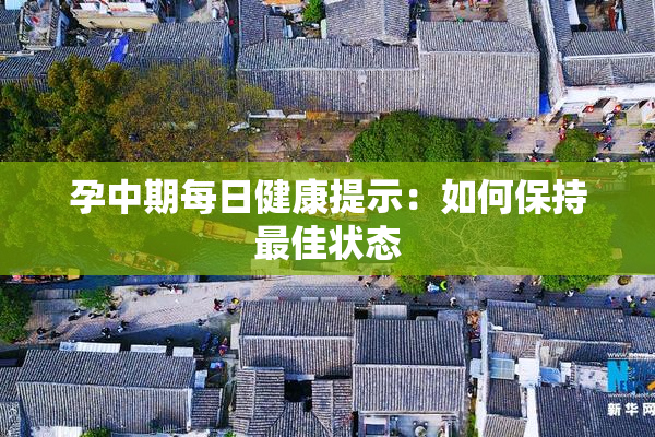 孕中期每日健康提示：如何保持最佳状态