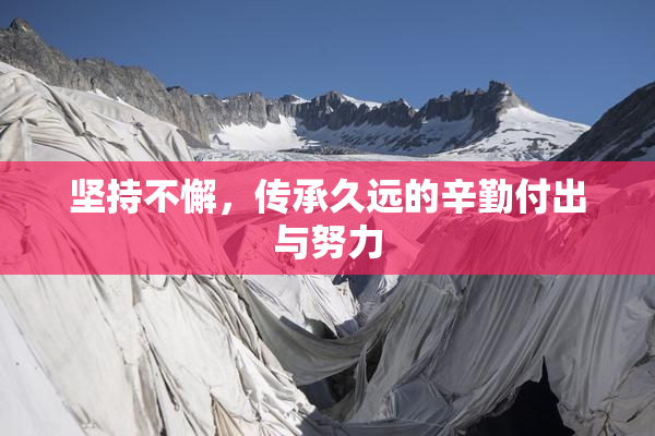 坚持不懈，传承久远的辛勤付出与努力