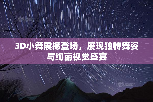 3D小舞震撼登场，展现独特舞姿与绚丽视觉盛宴