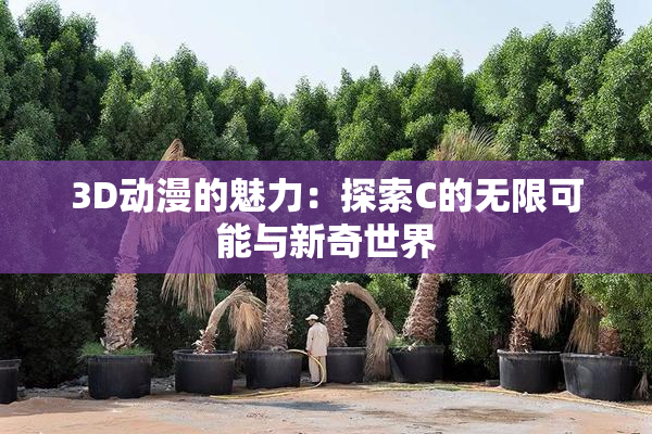 3D动漫的魅力：探索C的无限可能与新奇世界