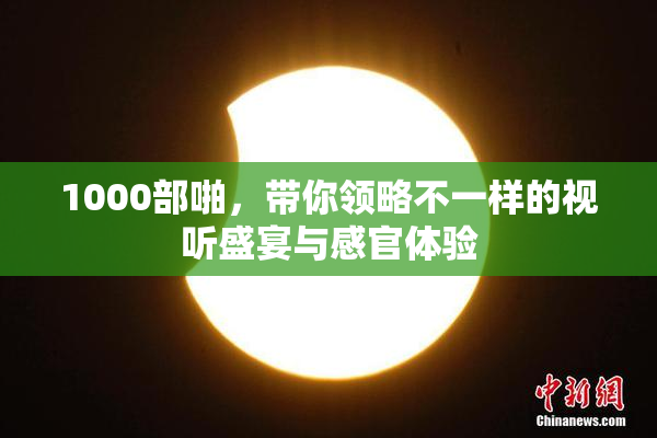 1000部啪，带你领略不一样的视听盛宴与感官体验