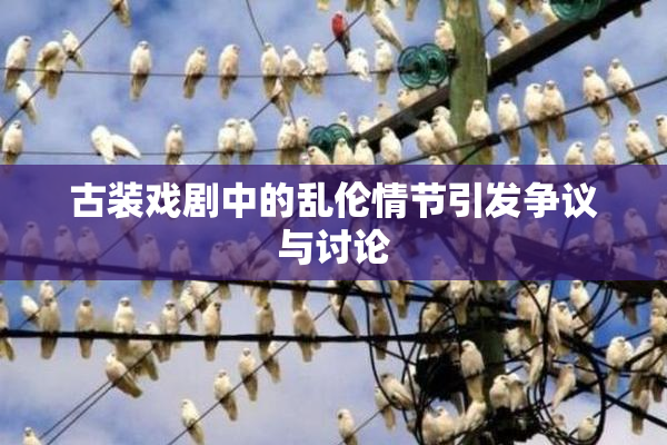 古装戏剧中的乱伦情节引发争议与讨论