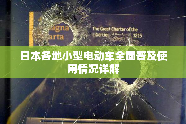 日本各地小型电动车全面普及使用情况详解