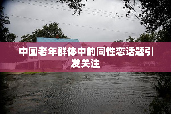 中国老年群体中的同性恋话题引发关注