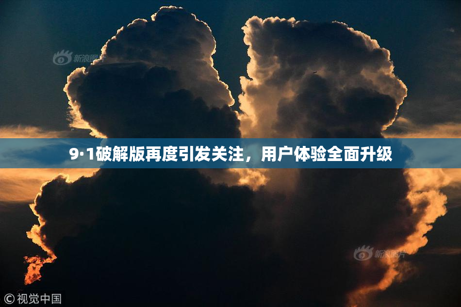 9·1破解版再度引发关注，用户体验全面升级