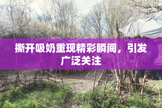 撕开吸奶重现精彩瞬间，引发广泛关注