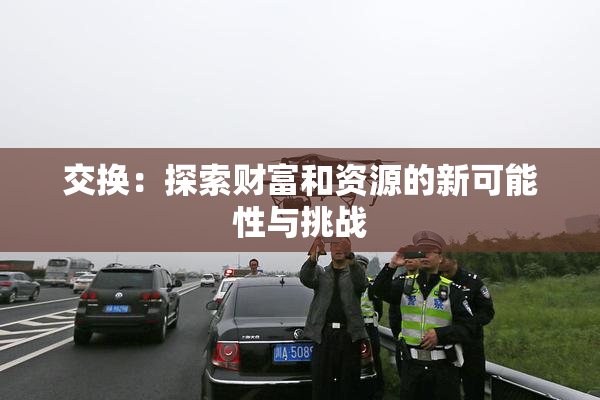 交换：探索财富和资源的新可能性与挑战