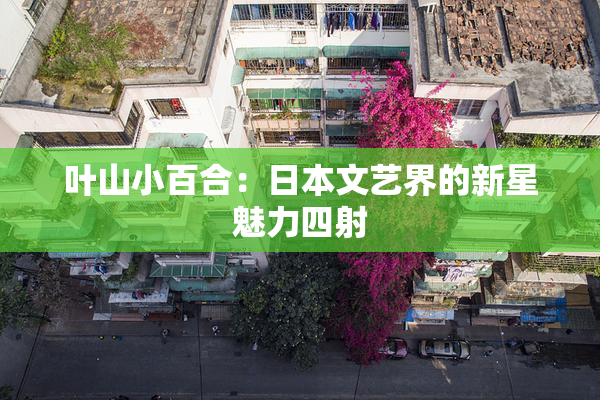 叶山小百合：日本文艺界的新星魅力四射