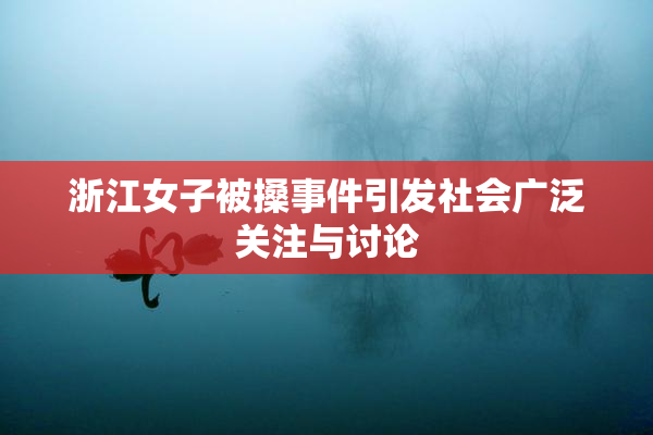 浙江女子被搡事件引发社会广泛关注与讨论