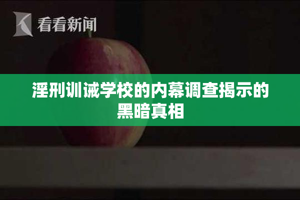 淫刑训诫学校的内幕调查揭示的黑暗真相