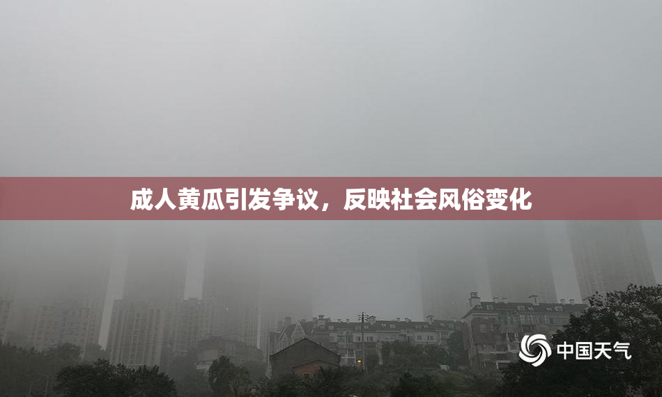 成人黄瓜引发争议，反映社会风俗变化