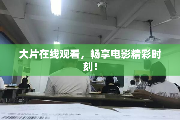 大片在线观看，畅享电影精彩时刻！