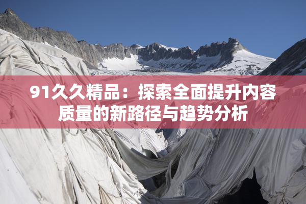 91久久精品：探索全面提升内容质量的新路径与趋势分析