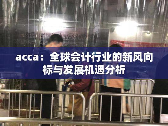 acca：全球会计行业的新风向标与发展机遇分析
