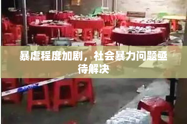 暴虐程度加剧，社会暴力问题亟待解决