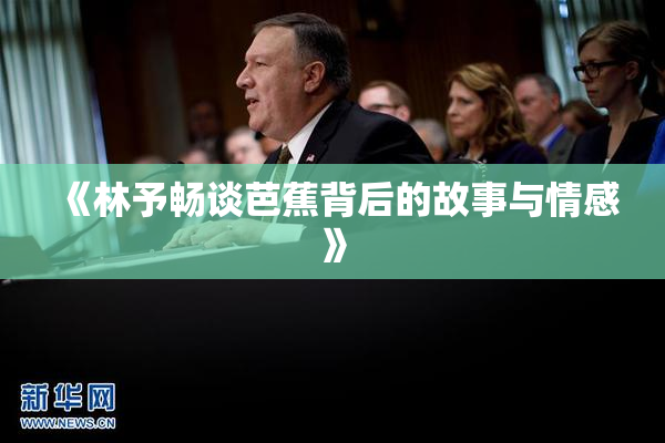 《林予畅谈芭蕉背后的故事与情感》