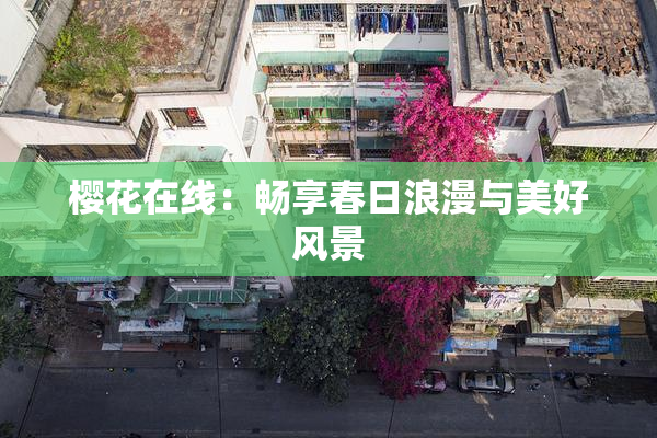 樱花在线：畅享春日浪漫与美好风景