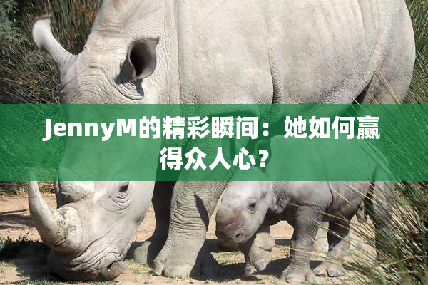 JennyM的精彩瞬间：她如何赢得众人心？