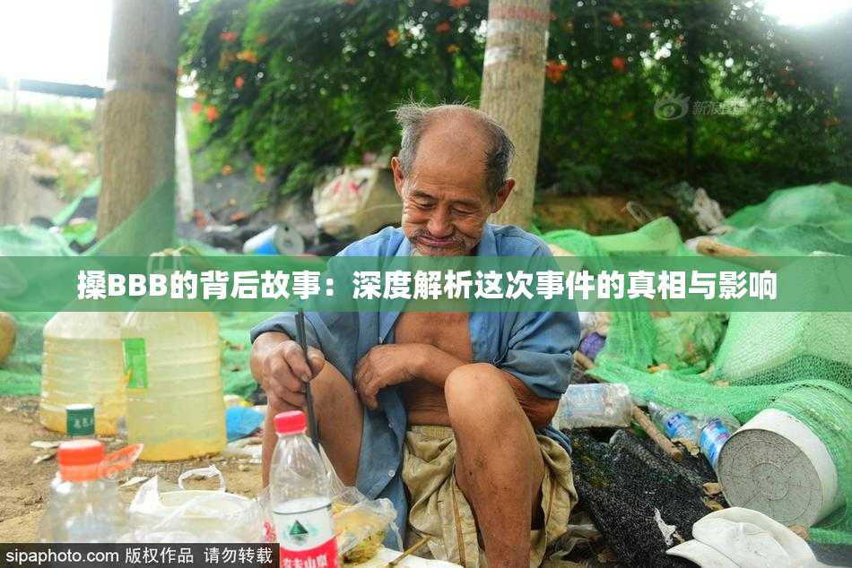 搡BBB的背后故事：深度解析这次事件的真相与影响