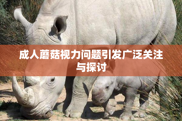 成人蘑菇视力问题引发广泛关注与探讨