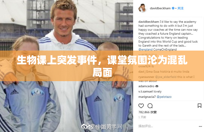 生物课上突发事件，课堂氛围沦为混乱局面