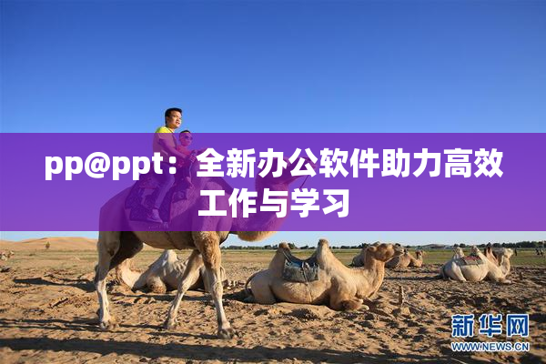 pp@ppt：全新办公软件助力高效工作与学习