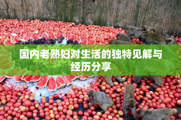 国内老熟妇对生活的独特见解与经历分享