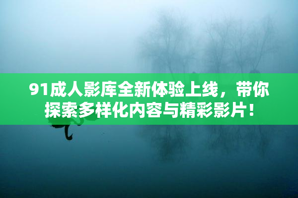 91成人影库全新体验上线，带你探索多样化内容与精彩影片！