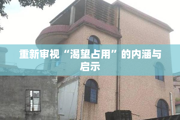 重新审视“渴望占用”的内涵与启示